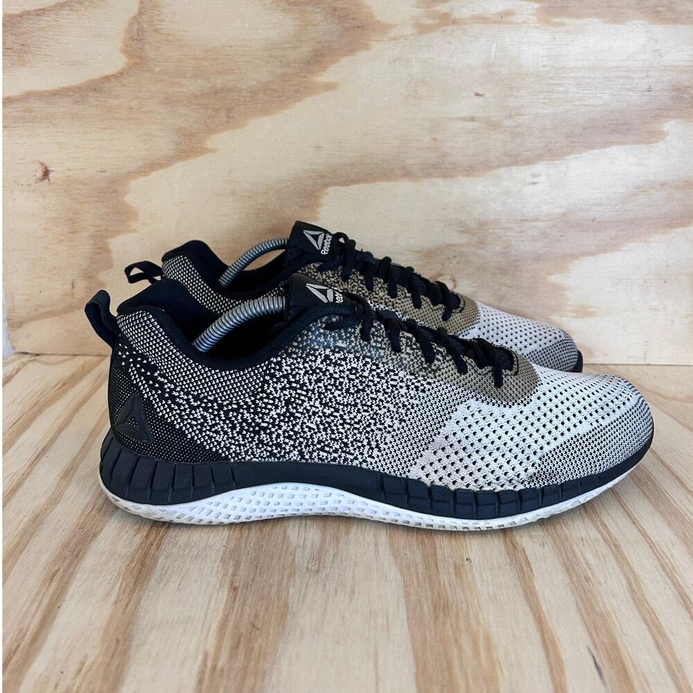 Reebok - Print Run Prime Ultra -Running Shoes -Black/White -Men's -10.5 - BS6977